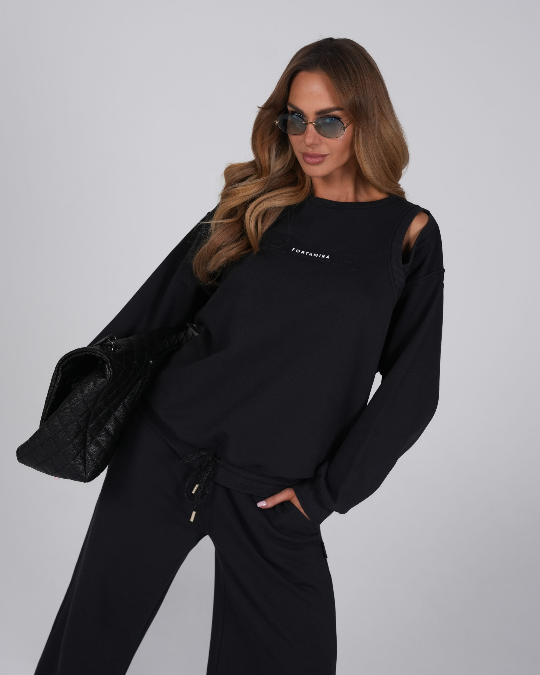 Bluza dresowa - grafit