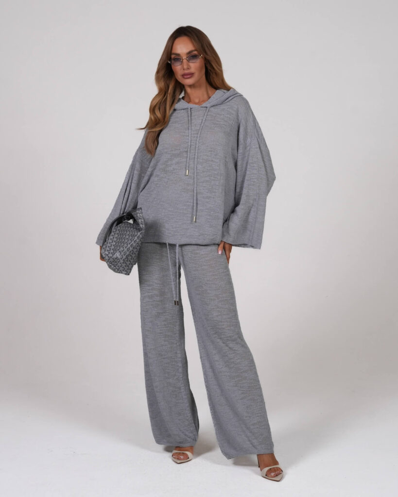 Bluza frotte - Szary